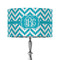 Pixelated Chevron 12" Drum Lamp Shade - Fabric (Personalized)