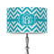 Pixelated Chevron 12" Drum Lamp Shade - Poly-film (Personalized)