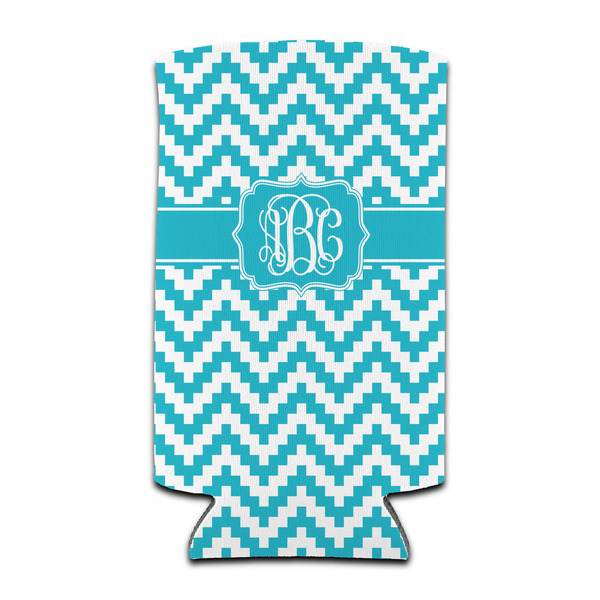 Custom Pixelated Chevron Can Cooler (tall 12 oz) (Personalized)