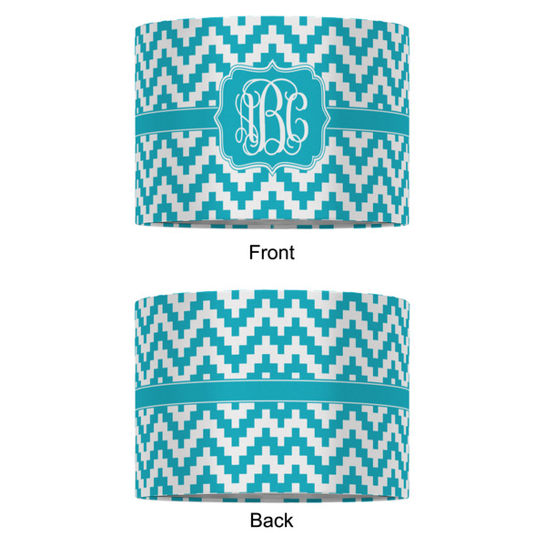 Pixelated Chevron 16" Drum Lampshade - APPROVAL (Fabric)