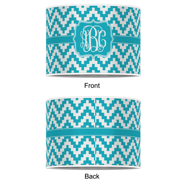 Pixelated Chevron 16" Drum Lampshade - APPROVAL (Poly Film)