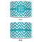 Pixelated Chevron 16" Drum Lampshade - APPROVAL (Poly Film)