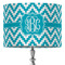 Pixelated Chevron 16" Drum Lamp Shade - Fabric (Personalized)