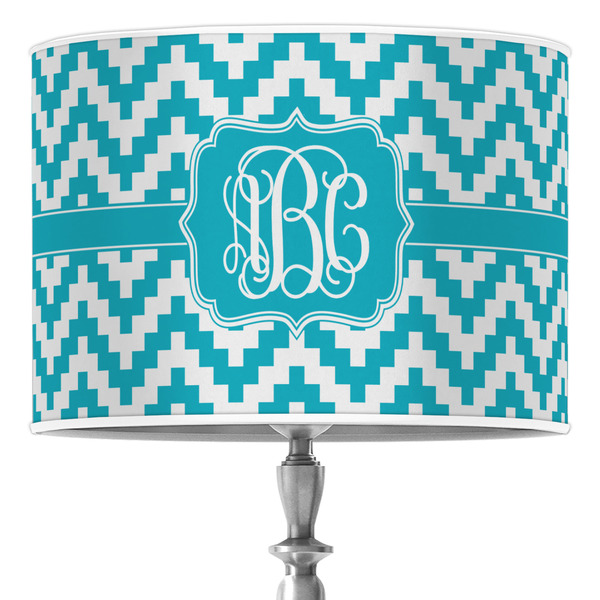 Custom Pixelated Chevron Drum Lamp Shade (Personalized)