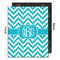 Pixelated Chevron 16x20 Wood Print - Front & Back View