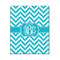 Pixelated Chevron Wood Print - 16x20 (Personalized)