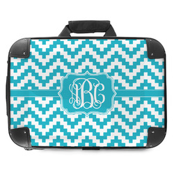 Pixelated Chevron Hard Shell Briefcase - 18" (Personalized)