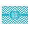 Pixelated Chevron 2' x 3' Indoor Area Rug (Personalized)