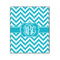 Pixelated Chevron Wood Print - 20x24 (Personalized)