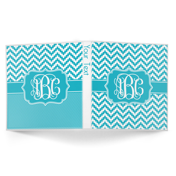 Pixelated Chevron 3-Ring Binder Approval- 1in