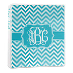 Pixelated Chevron 3-Ring Binder - 1 inch (Personalized)