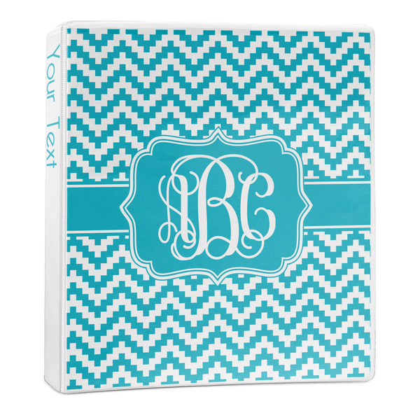 Pixelated Chevron 3-Ring Binder Main- 1in