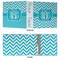 Pixelated Chevron 3 Ring Binders - Full Wrap - 3" - APPROVAL