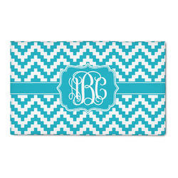Pixelated Chevron 3' x 5' Indoor Area Rug (Personalized)