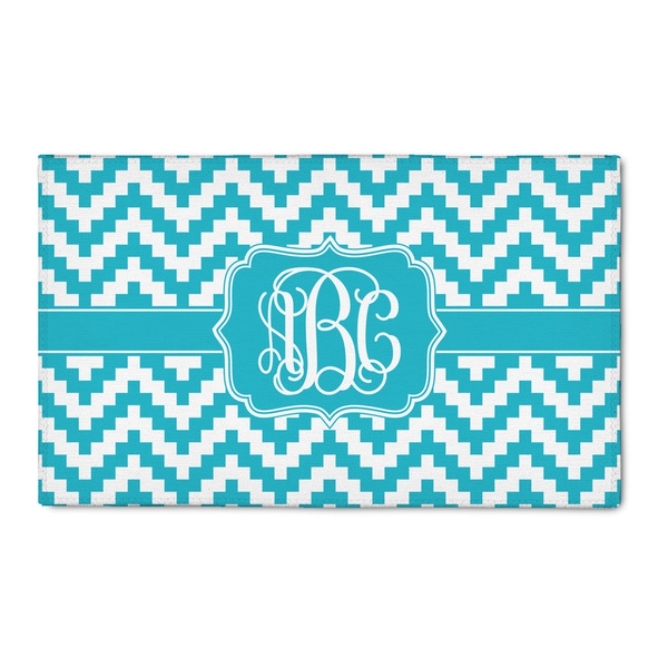 Custom Pixelated Chevron 3' x 5' Indoor Area Rug (Personalized)