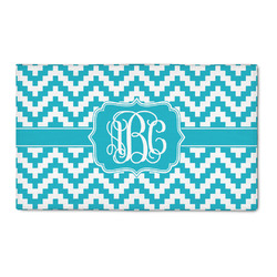 Pixelated Chevron 3' x 5' Patio Rug (Personalized)