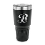 Pixelated Chevron 30 oz Stainless Steel Tumbler (Personalized)