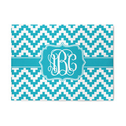 Pixelated Chevron 5' x 7' Patio Rug (Personalized)