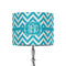Pixelated Chevron 8" Drum Lamp Shade - Fabric (Personalized)