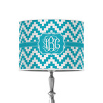 Pixelated Chevron 8" Drum Lamp Shade - Poly-film (Personalized)