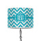 Pixelated Chevron 8" Drum Lamp Shade - Poly-film (Personalized)