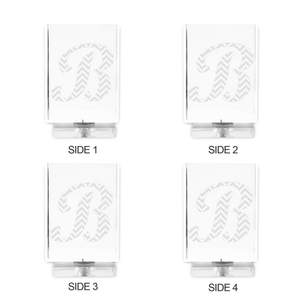 Pixelated Chevron Acrylic Pencil Holder - APPROVAL