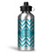 Pixelated Chevron Aluminum Water Bottle