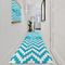 Pixelated Chevron Area Rug Sizes - In Context (vertical)