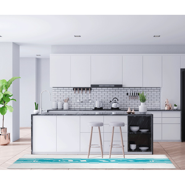 Pixelated Chevron Area Rug Sizes