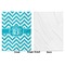 Pixelated Chevron Baby Blanket (Single Side - Printed Front, White Back)