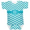 Pixelated Chevron Baby Bodysuit 3-6 (Personalized)
