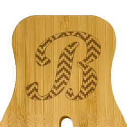 Pixelated Chevron Bamboo Salad Mixing Hand (Personalized)