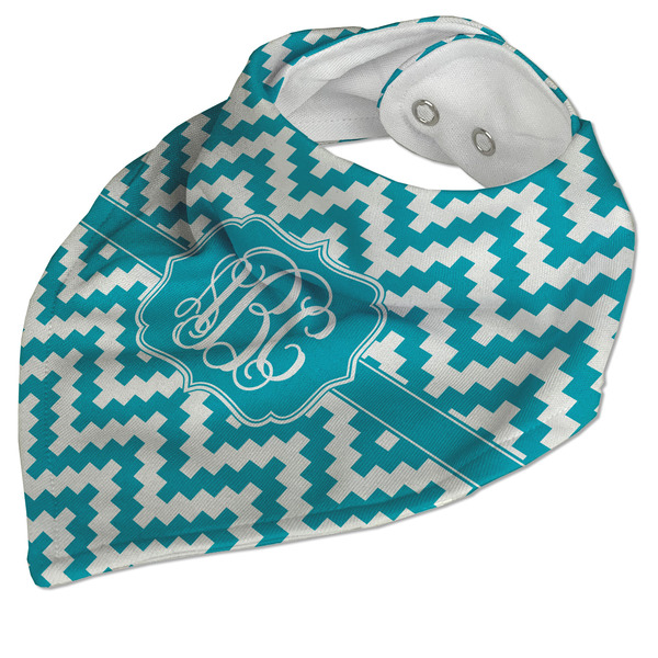 Pixelated Chevron Bandana Closed