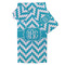 Pixelated Chevron Bath Towel Set - 3 Pcs (Personalized)