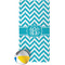 Pixelated Chevron Beach Towel (Personalized)