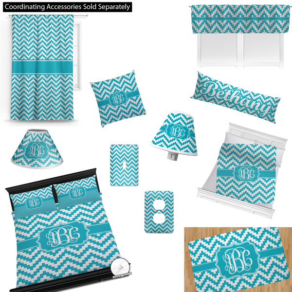 Pixelated Chevron Bedroom Decor & Accessories2