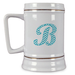 Pixelated Chevron Beer Stein (Personalized)