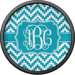 Pixelated Chevron Cabinet Knob (Black) (Personalized)