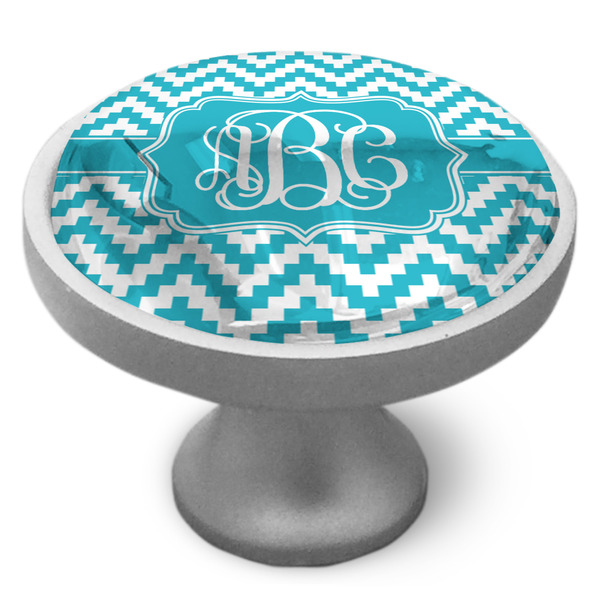 Custom Pixelated Chevron Cabinet Knob (Personalized)