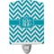 Pixelated Chevron Ceramic Night Light (Personalized)