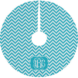 Pixelated Chevron Tree Skirt (Personalized)