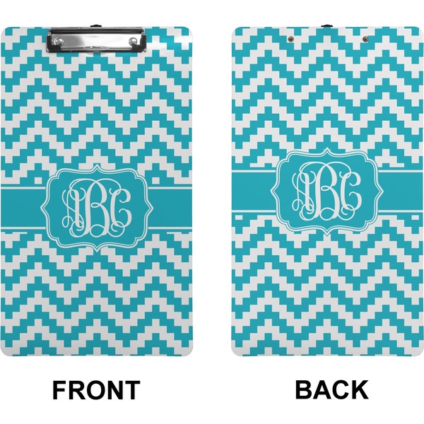 Pixelated Chevron Clipboard (Legal) (Front + Back)