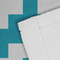 Pixelated Chevron Close up of Fabric