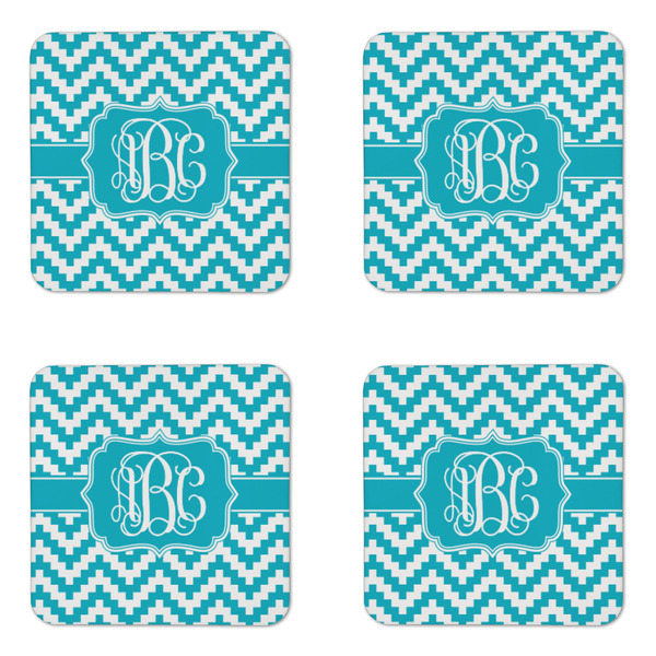 Pixelated Chevron Coaster Set - APPROVAL