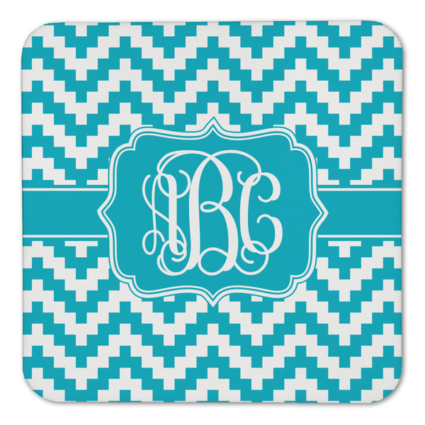 Pixelated Chevron Coaster Set - FRONT (one)