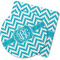 Pixelated Chevron Rubber Backed Coaster (Personalized)