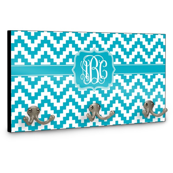 Pixelated Chevron Coat Hanger Main