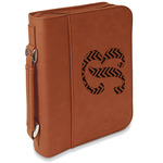 Pixelated Chevron Leatherette Book / Bible Cover with Handle & Zipper (Personalized)