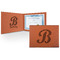 Pixelated Chevron Leatherette Certificate Holder - Front and Inside (Personalized)