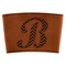 Pixelated Chevron Leatherette Cup Sleeve (Personalized)